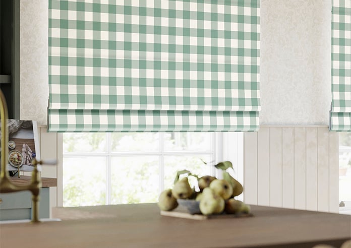 Gingham, Daws - Twist&Fit Roman Blind - Image 5